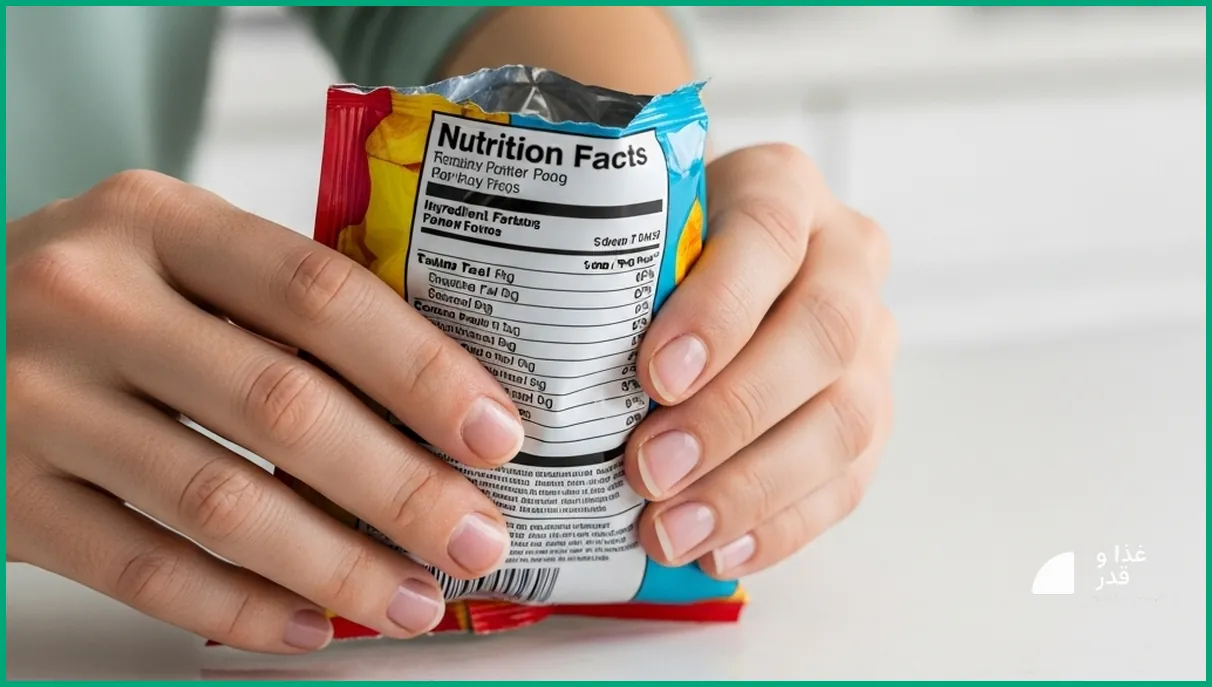 برچسب تغذیه‌ای روی بسته‌بندی مواد غذایی