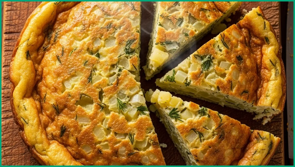 کوکو سیبزمینی طلایی و ترد