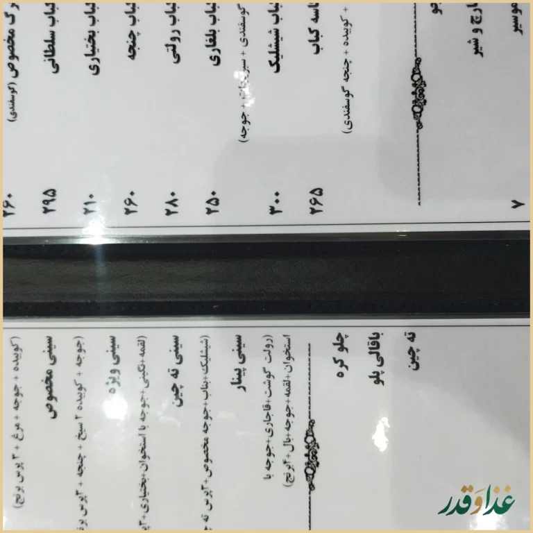 رستوران غذای ایرانی پینار