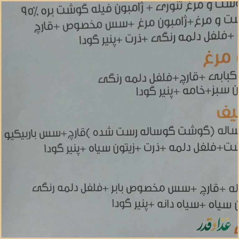 فست فود بابر برگر