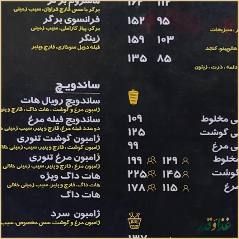رستوران فست فود تین