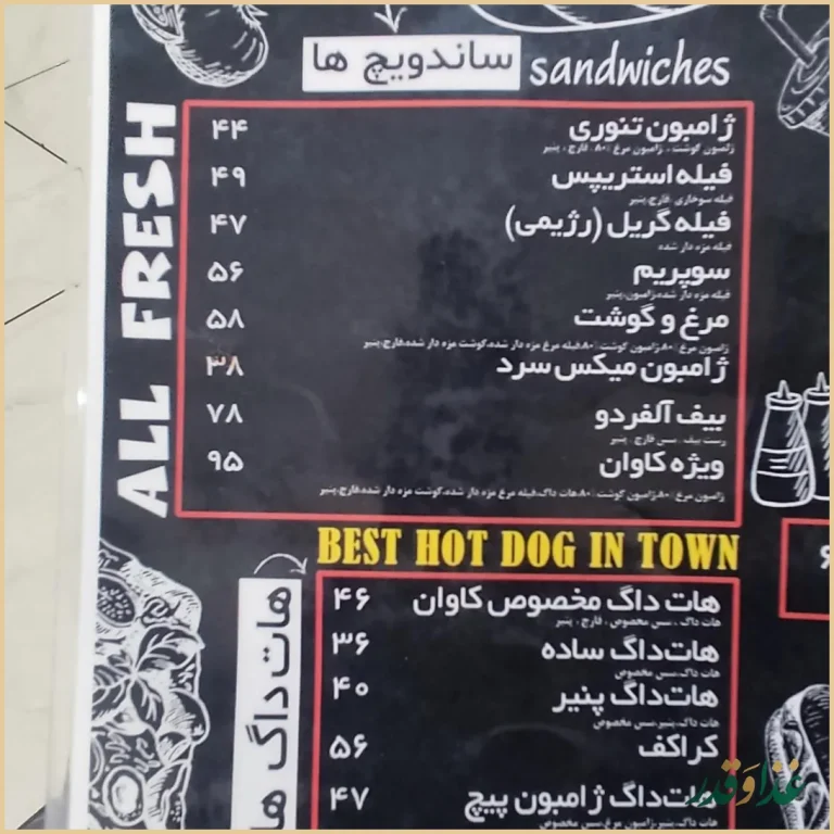 فست فود کاوان