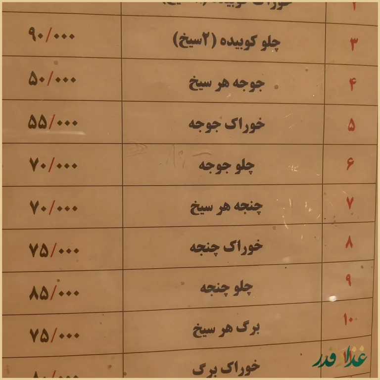 کبابی کهن جامی