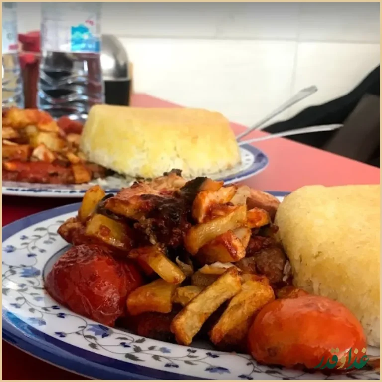 کباب تابه ای مخصوص حاج حسین