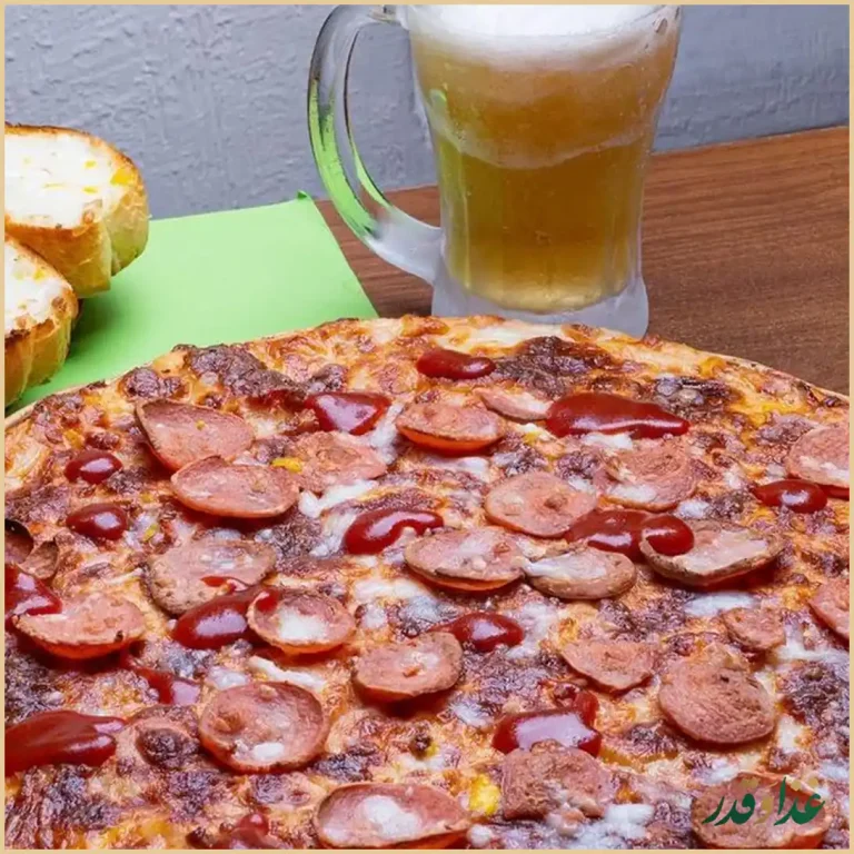 پیتزا در ب در