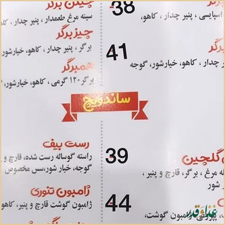 فست فود گلچین