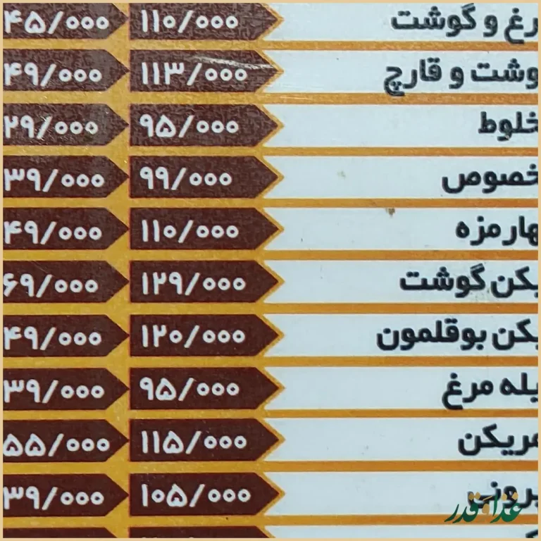 فست فود مزه