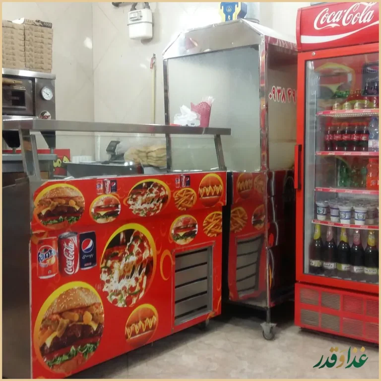 پیتزا ساندویچ و فلافل ایستک