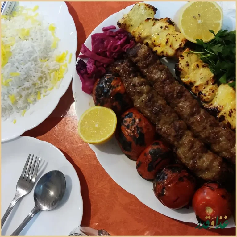 چلو کباب آبشار