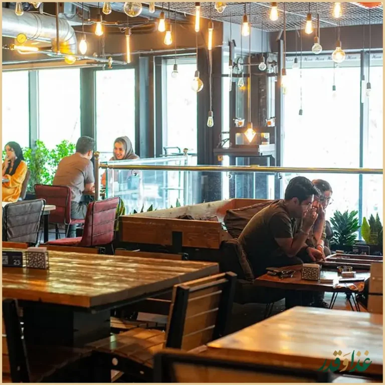 کافه محیط لانژ
