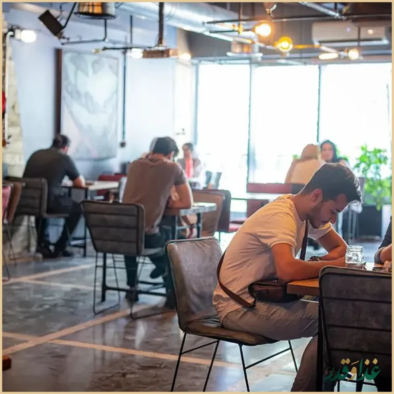 کافه محیط لانژ