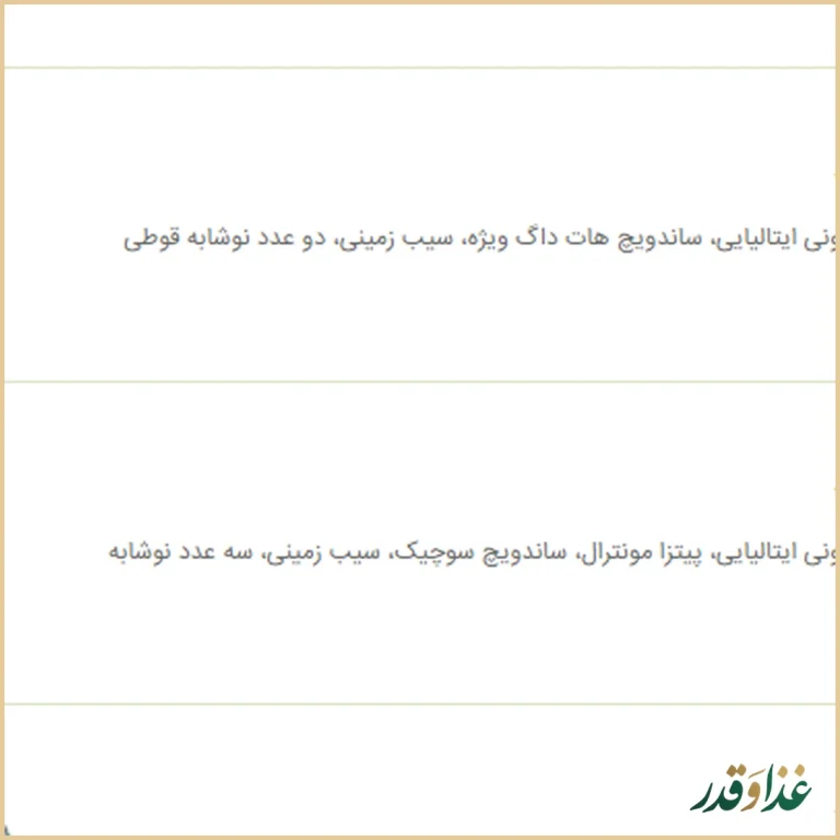 پیتزا سیب ۳۶۰ شعبه چیتگر