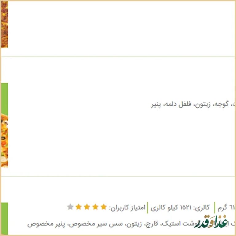 پیتزا سیب ۳۶۰ شعبه چیتگر