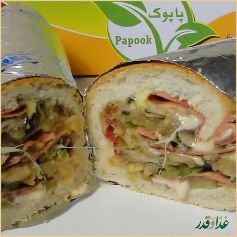 پیتزا و ساندویچ ویژه پاپوک