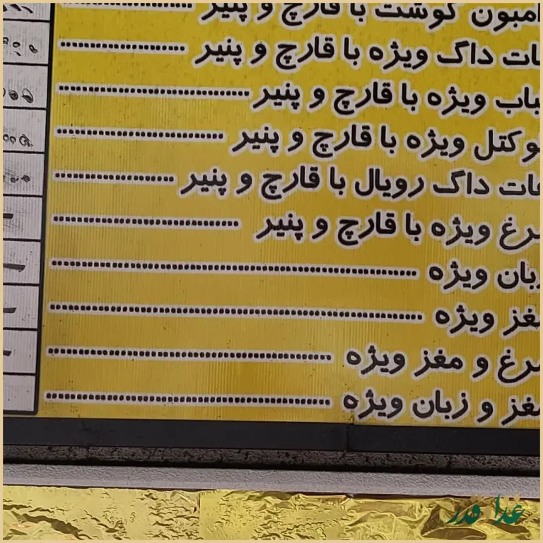 پیتزا ساندویچ فلافل عمو اسی