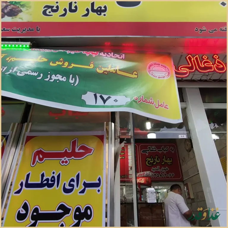 کباب زغالی بهارنارنج(سعید)