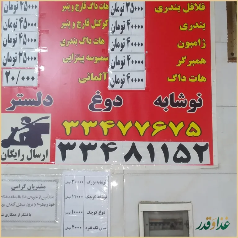 فلافل بندری علی شیرزاد