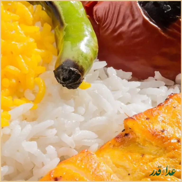 کترینگ چلو سفید