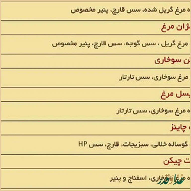 فست فود خانه کوچک