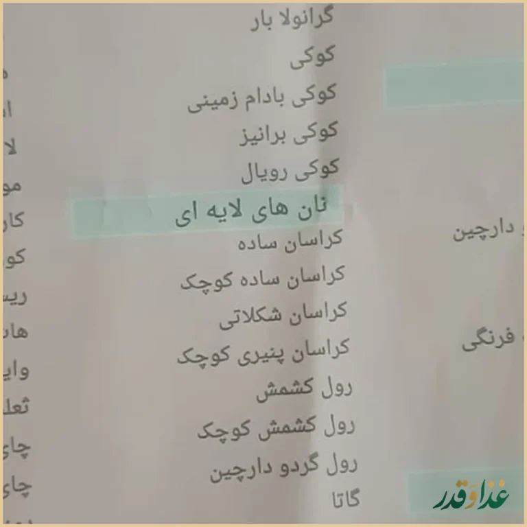 فست فود بوفه کانتینر