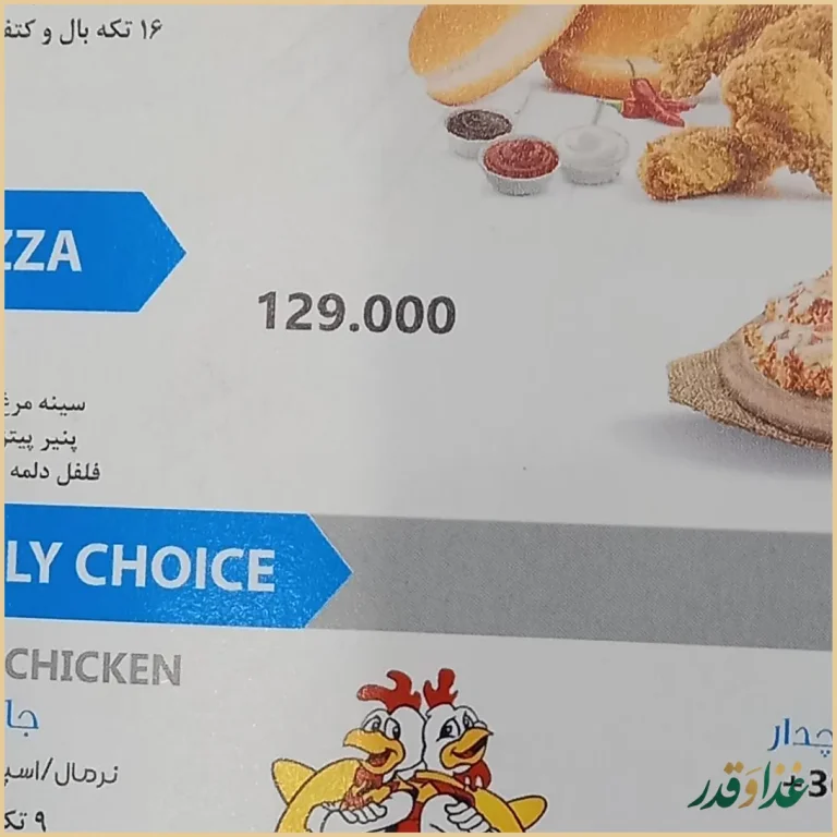 فستفود مرغ سوخاری چیگن