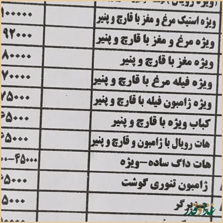 ساندویچ ویژه اژدر زاپاتا