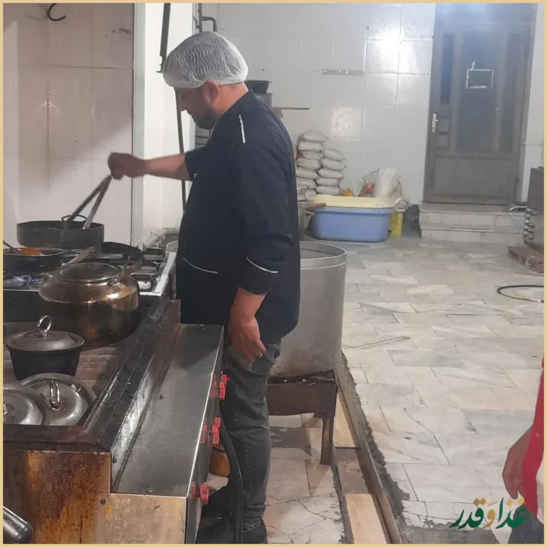 تهیه غذای مزه ناب