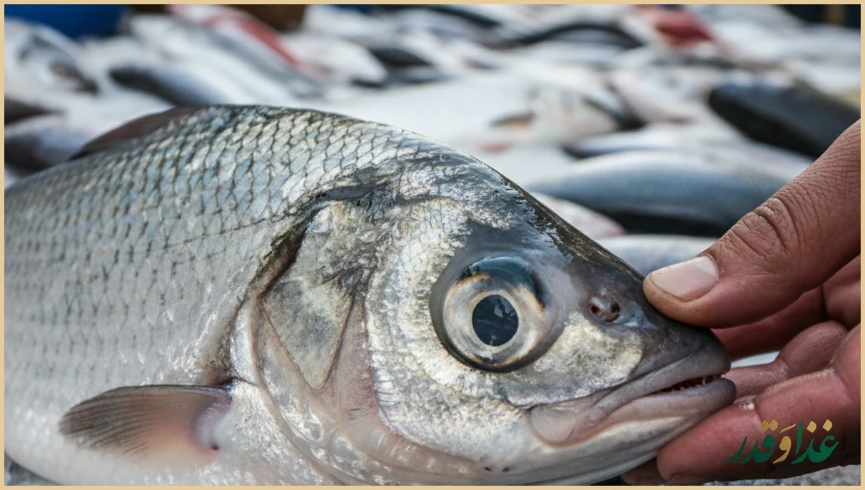 بررسی تازگی ماهی در بازار