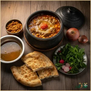 چایخانه و دیزی سنگی آذربایجان