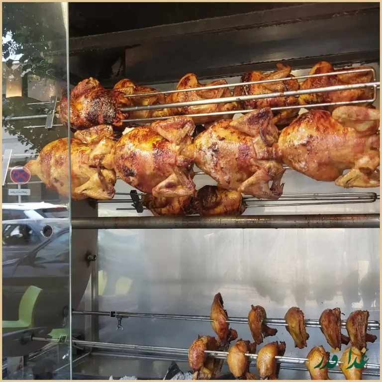 مرغ بریان ژابیز