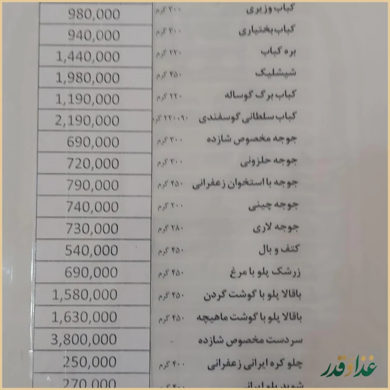 رستوران سنتی شازده اصفهانی