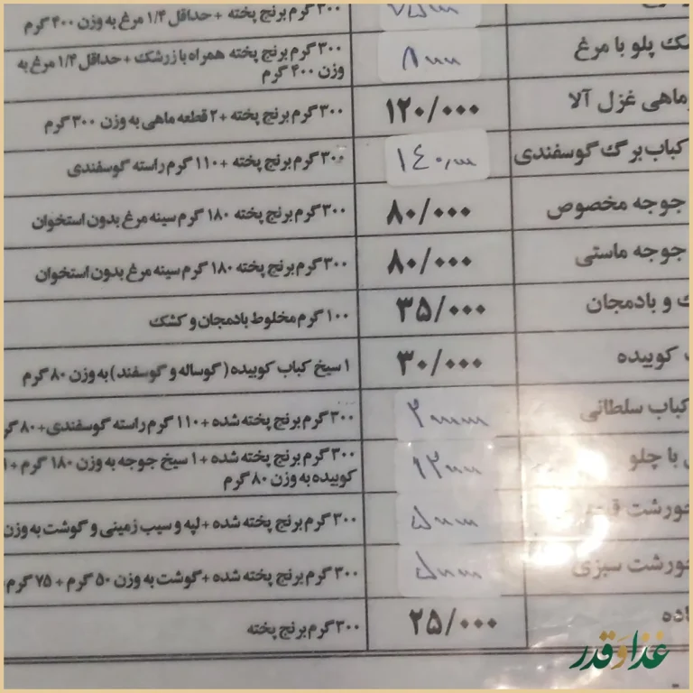 رستوران کوثر