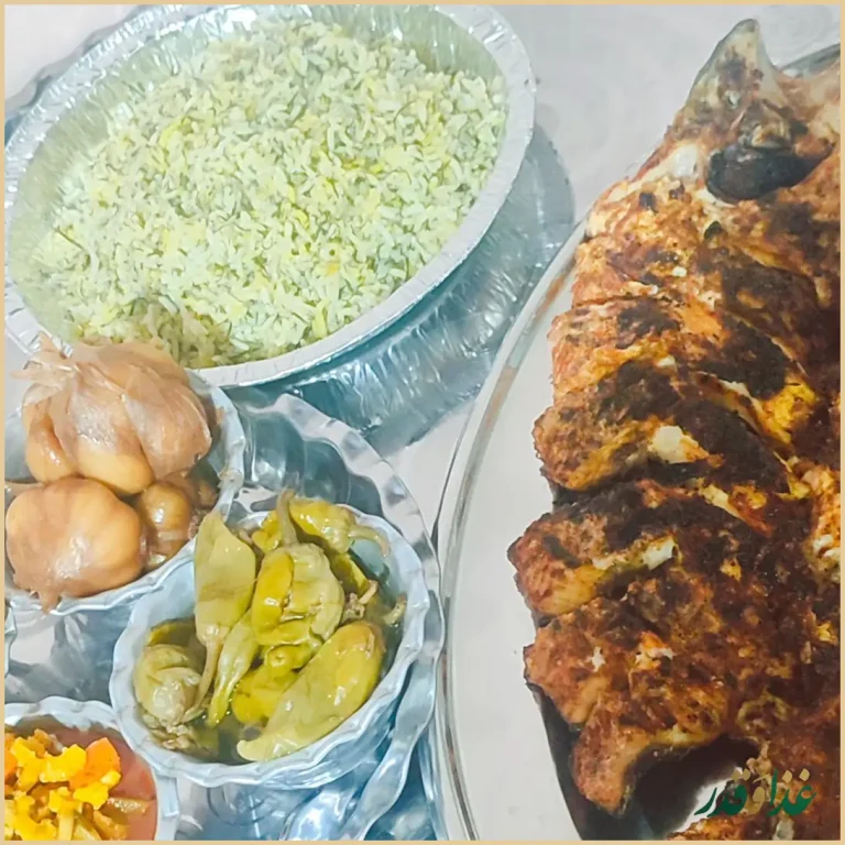 ماهی کبابی خان دایی ماهی زنده