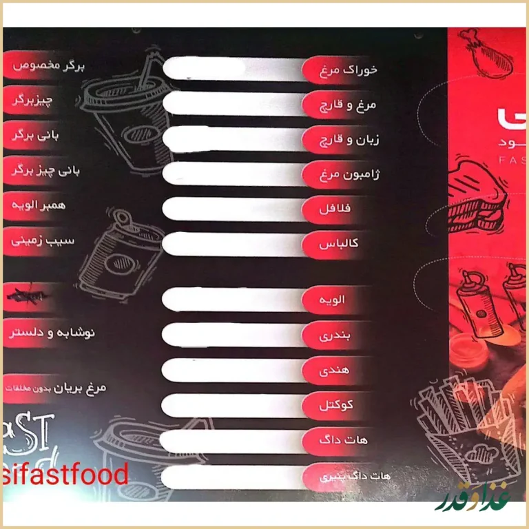 فست فود رئیسی(شعبه دیگری ندارد)