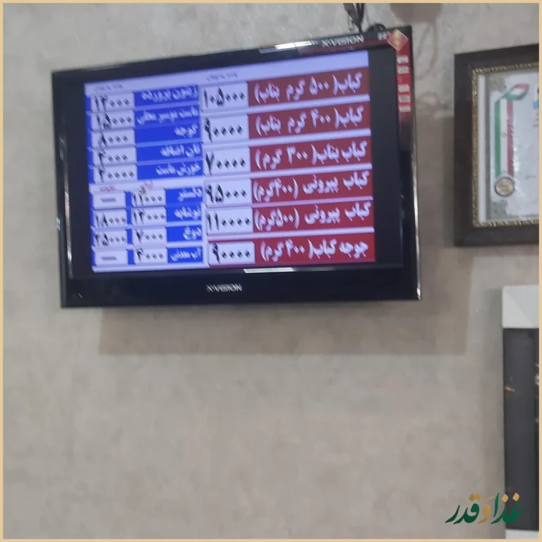 کباب ساطوری تک بناب حیدری