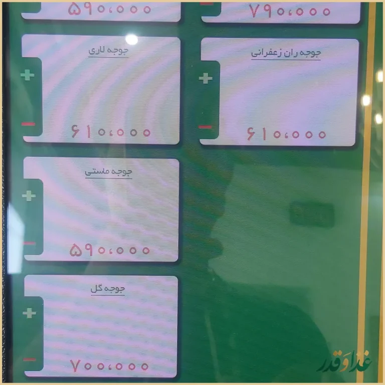 تهیه غذای سعید نایب