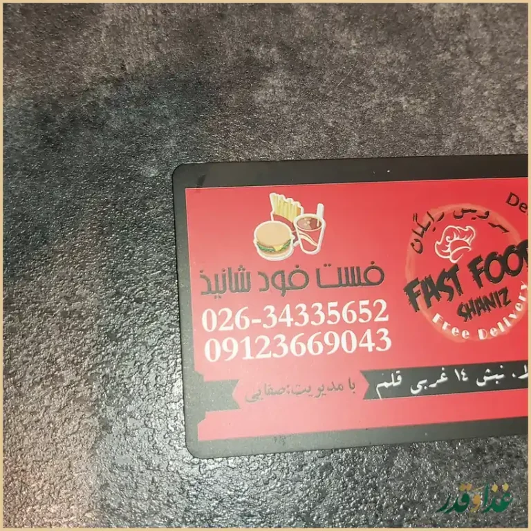 فست فود شانیذ