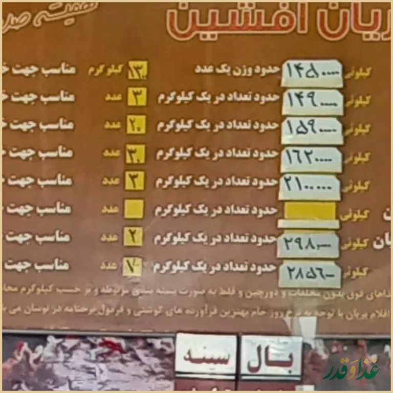 مرغ بریان افشین